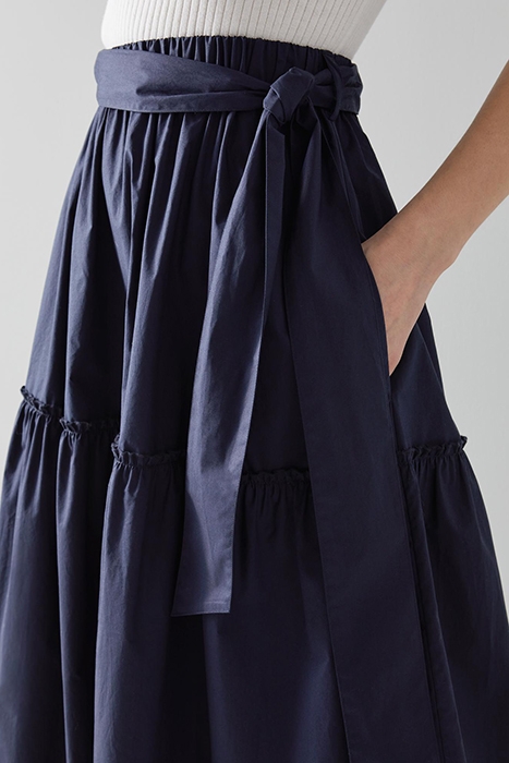 REGO MIDI SKIRT NAVY 4