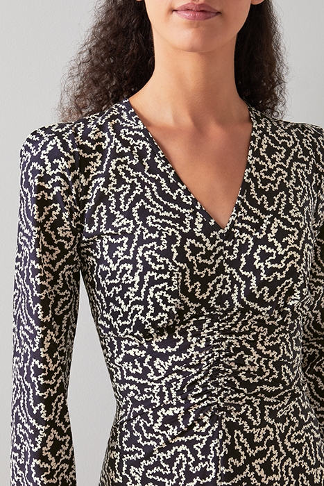 GABRIELLE MIDI DRESS CREAM 3