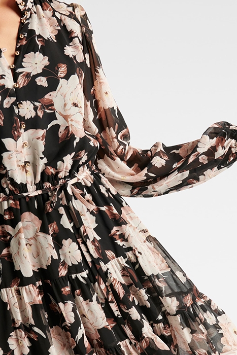 FAYE TIERED SKATER DRESS BLACKWOOD FLORAL 5