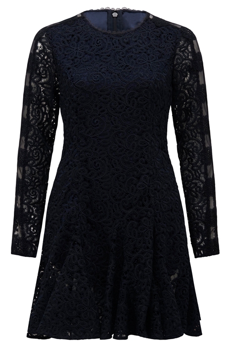 JOSIE GEO LACE MINI DRESS NAVY 6