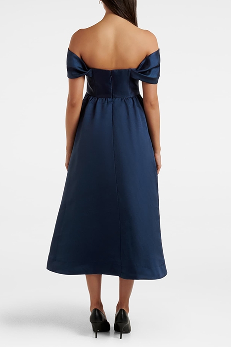 EMILIA OFF SHOULDER PROM DRESS NAVY 2