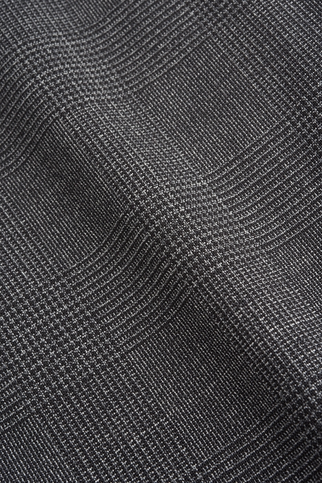 DARK GREY CHECKED BRESCIA TROUSERS 6