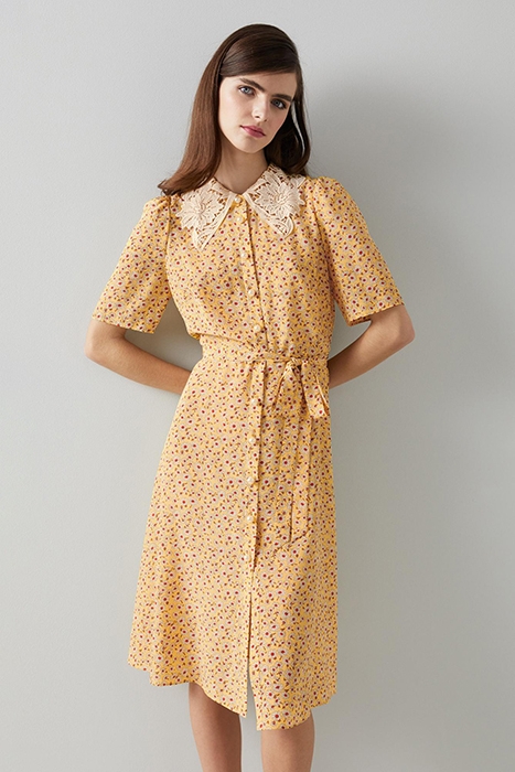 HASKELL SHIRT DRESS YELLOW 1