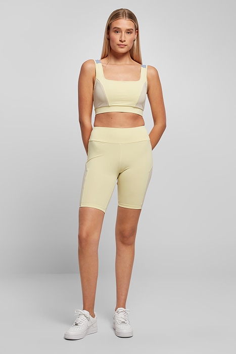 LADIES COLOR BLOCK BRA SOFTYELLOW/SOFTSEAGRASS/VABLUE 4