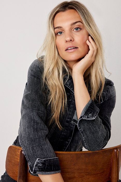 BASIC DENIM JACKET BLACK HEAVY TWILL BLACK DENIM 3