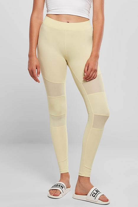 LADIES TECH MESH LEGGINGS SOFTYELLOW 2