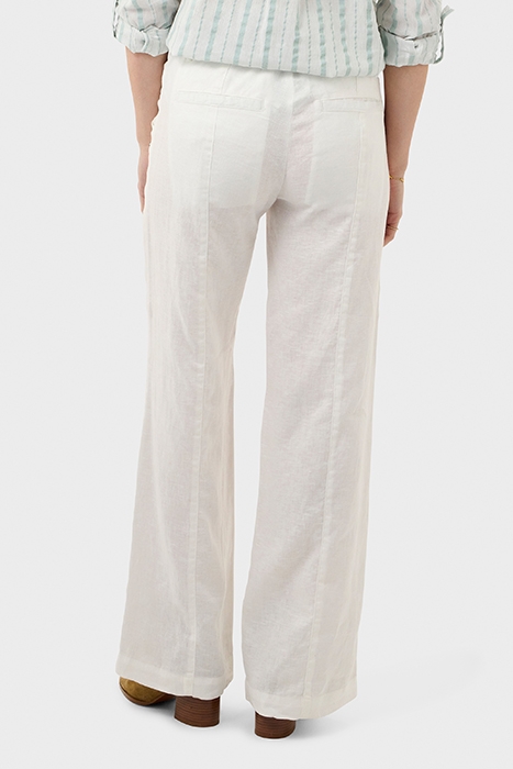 COMFORT FIT LINNEN ELBA BROEK CLOUD DANCER 2