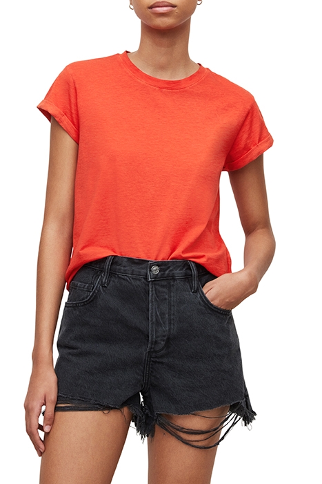 ANNA TEE POPPY BLAZE RED 1