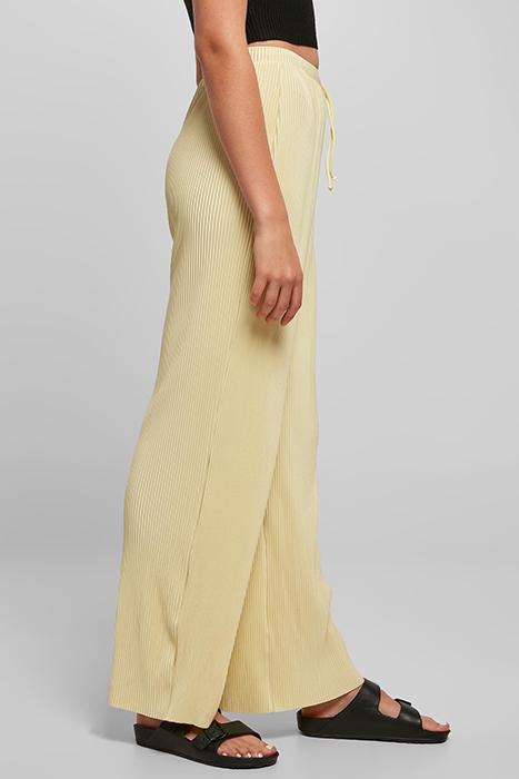LADIES PLISSE PANTS SOFTYELLOW 5