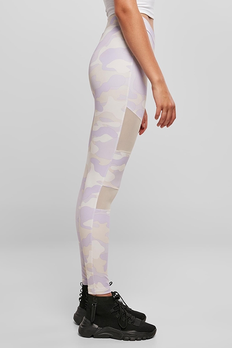 LADIES CAMO TECH MESH LEGGINGS LILACCAMO 5
