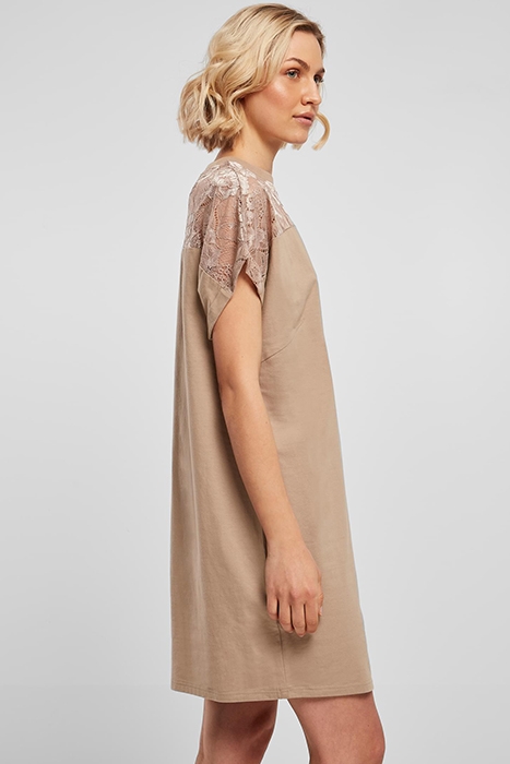 LADIES LACE TEE DRESS SOFTTAUPE 5