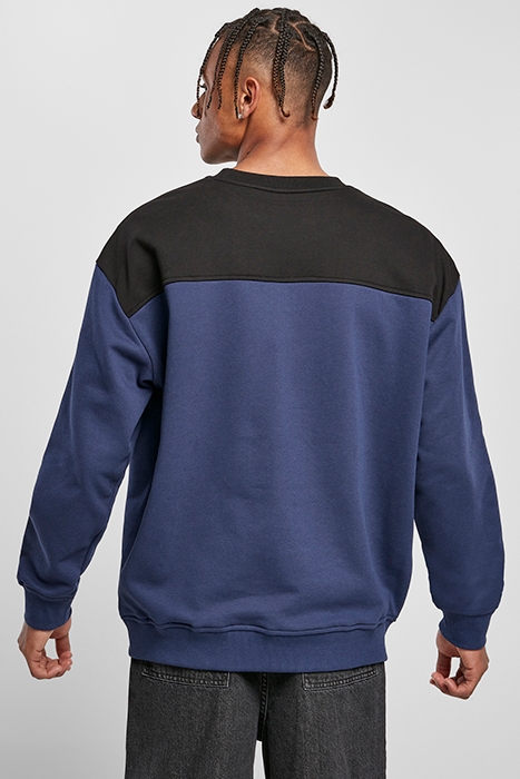 UPPER BLOCK CREWNECK DARKBLUE/BLACK 3