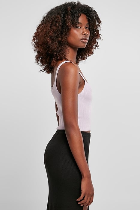 LADIES CROPPED KNIT TOP LILAC 5