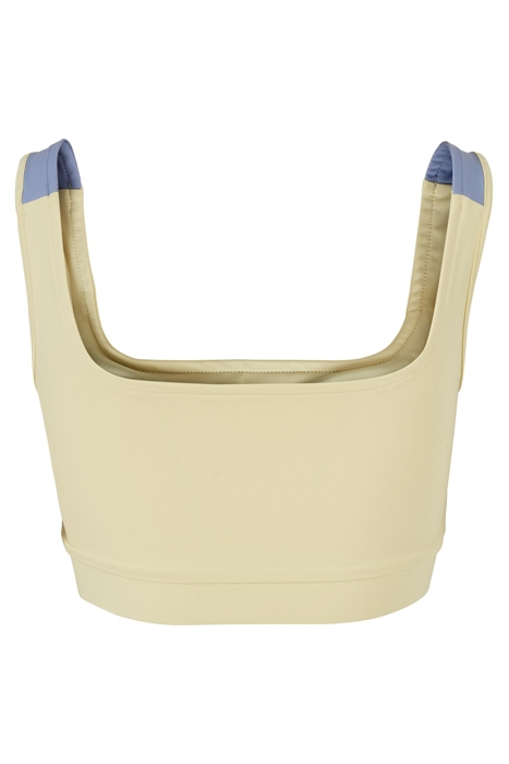 LADIES COLOR BLOCK BRA SOFTYELLOW/SOFTSEAGRASS/VABLUE 7