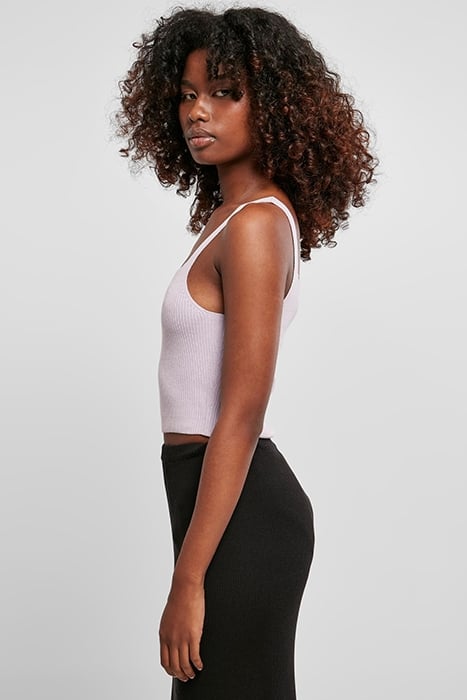 LADIES CROPPED KNIT TOP LILAC 6