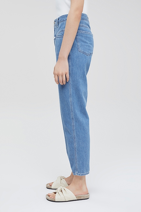 PEDAL PUSHER JEANS MID BLUE 4