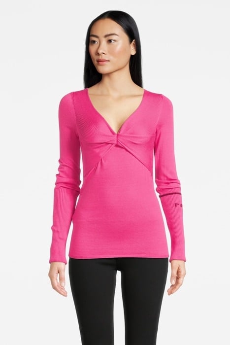 LATTINA MAGLIA VISCOSA STRETCH FUCHSIA 1