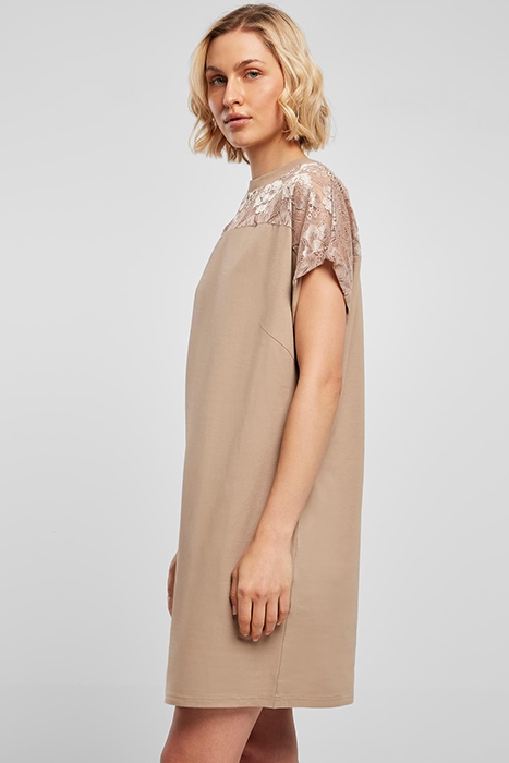 LADIES LACE TEE DRESS SOFTTAUPE 6