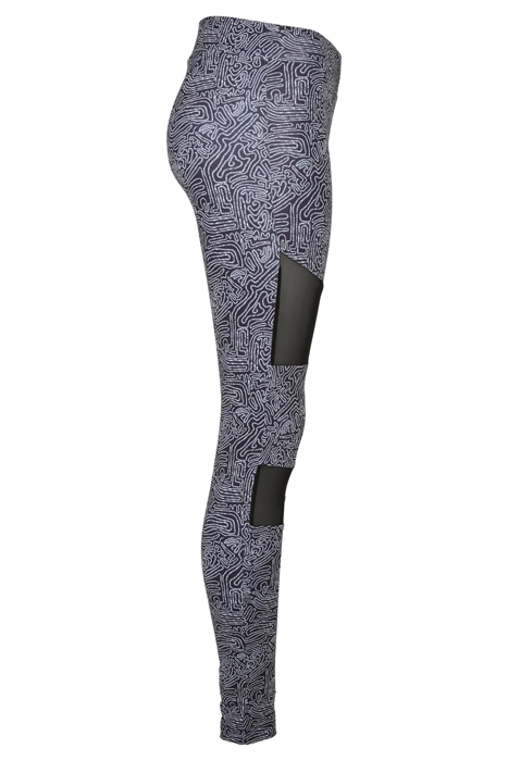 LADIES TECH MESH AOP LEGGINGS BLACKZEN 8