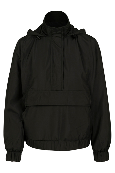 LADIES PANEL PULL OVER JACKET BLACK 1