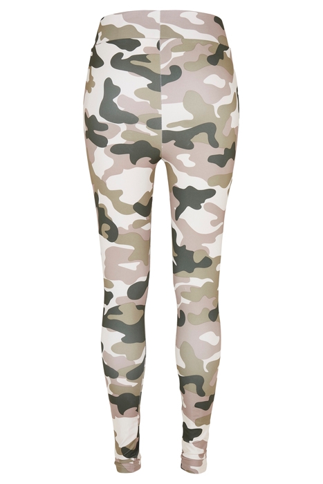 LADIES HIGH WAIST CAMO TECH LEGGINGS DUSKROSE CAMO 7