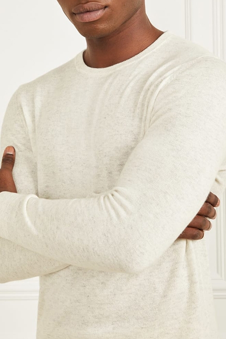 MARCIANO BY GUESS CASHMERE BLEND CN SW WHITE HEATHER 4