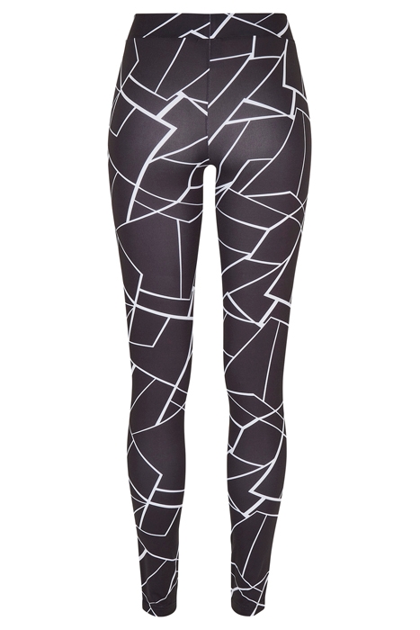 LADIES AOP LEGGINGS GEOMETRIC BLACK 7