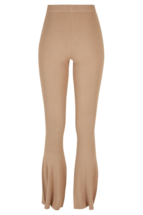 LADIES RIB KNIT BOOTCUT LEGGINGS UNIONBEIGE 8