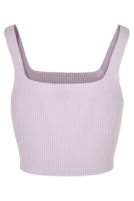 LADIES CROPPED KNIT TOP LILAC 7