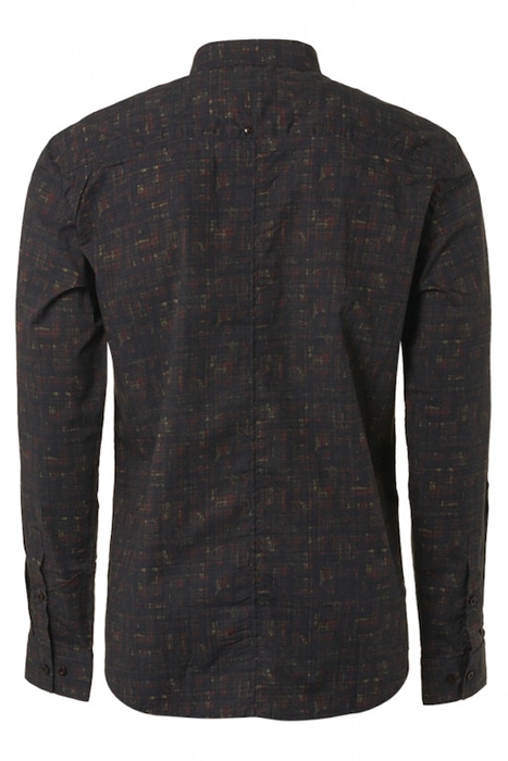 SHIRT STRETCH ALLOVER PRINTED BROWN 3