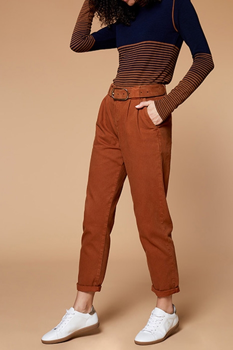 LE PLAY - 7/8TH CARAMEL CHINO TROUSERS 3