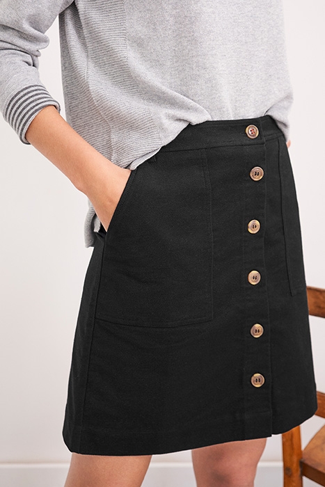 CANTERBURY TWILL SKIRT PURE BLK 4