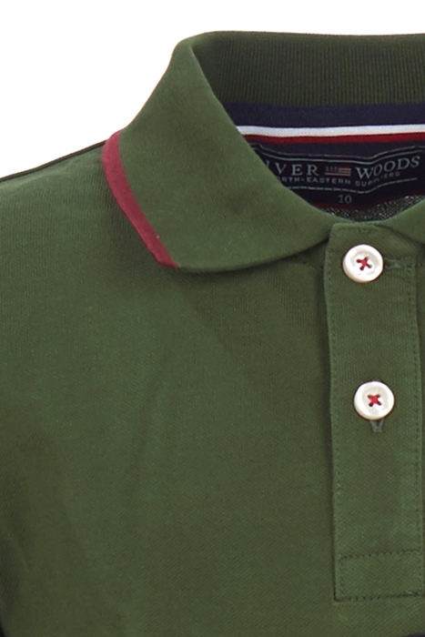 LUX EDGE STRIPE RIB CF LS PIQ GREEN 2