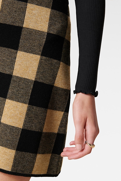 CADY JACQUARD CHECK KNIT SKIRT CHECK 6
