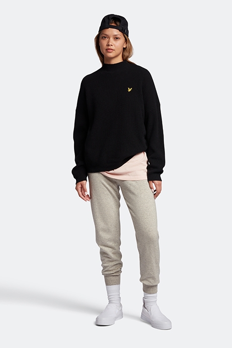 MOCK NECK JUMPER JET BLACK 3