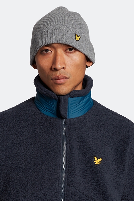 REVERSIBLE RECYCLED SHEARLING JACKET DARK NAVY 4