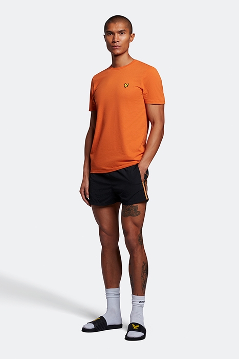 SIDE MESH SWIM SHORTS JET BLACK 1