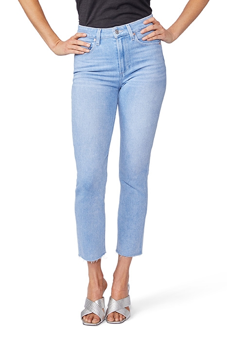 SARAH SLIM CROP RAW HEM PARK AVE 1