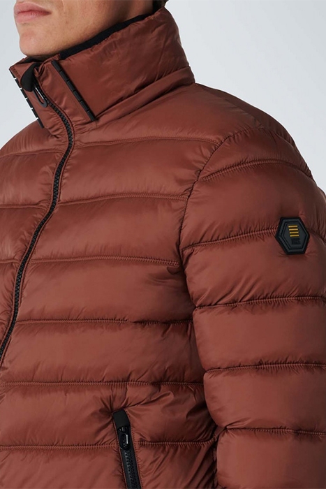 JACKET SHORT FIT HOODED RECYCLED PADDING BRANDY 5