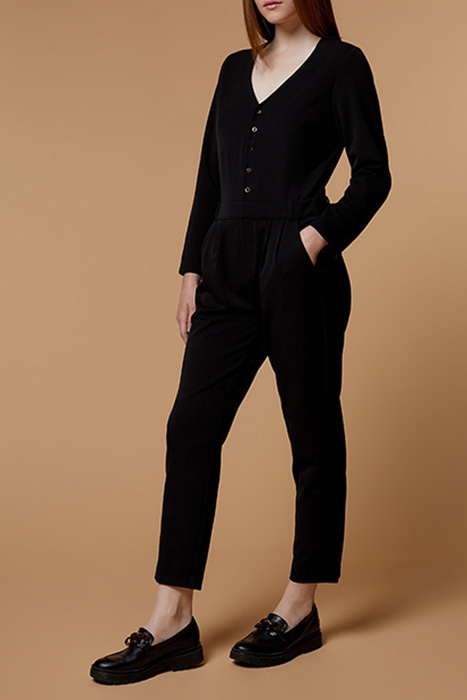 ROMEO - BLACK COLD WOOL JUMPSUIT 3