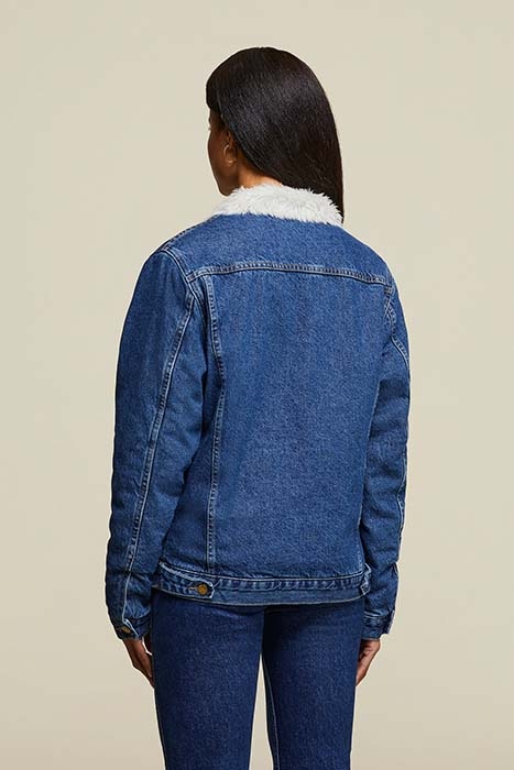 THE ROMEO LONG 6820 SHERPA VEST STONE 2