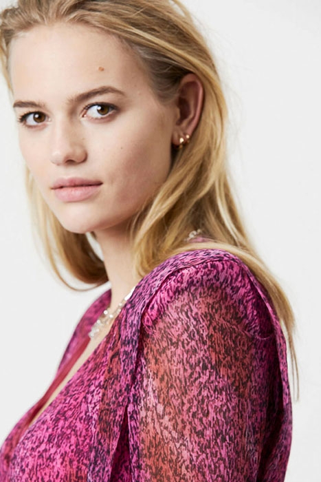 ANGIE PRINTED BODYCON DRESS MULTICOLOUR 6