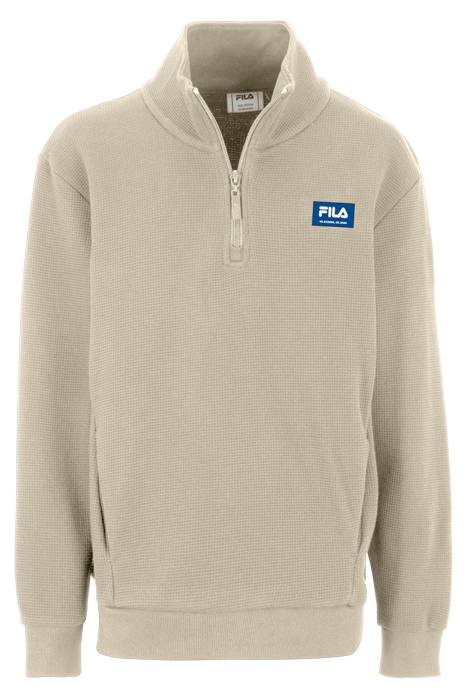 TAENNAES HALF-ZIP SHIRT FIELDS OF RYE 1