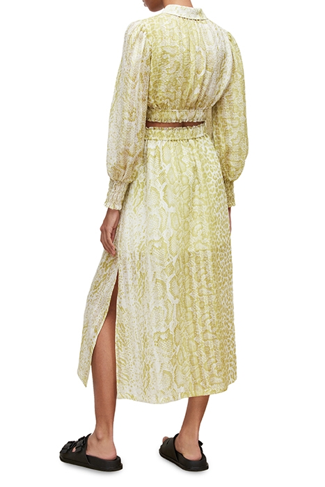 CLARA NOCHE SKIRT LIME GREEN 3