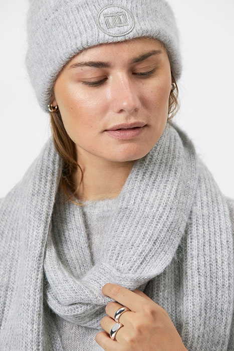 VIVA SCARF DARK HEATHER GREY 3