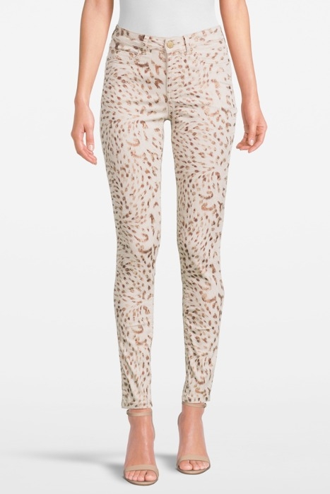 SKINNY PANTS STRETCHY FOIL PRINT ALPACA 2