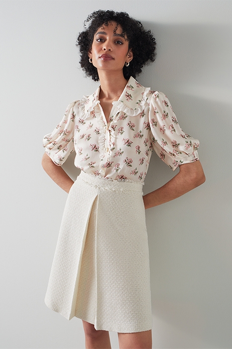 ADA MINI SKIRT CREAM 1