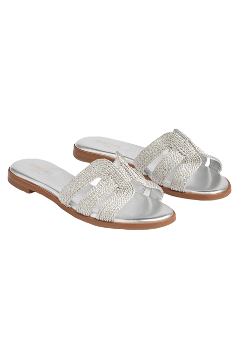 RILEY SLIPPERS SILVER 2
