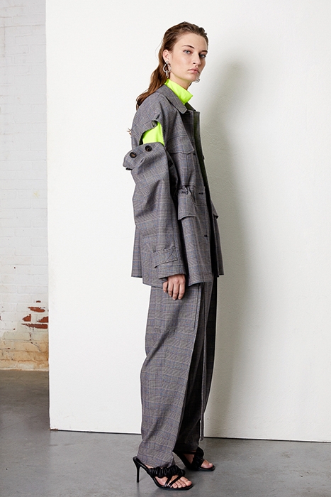 BATTLE TROUSER BROWN CHECK 2