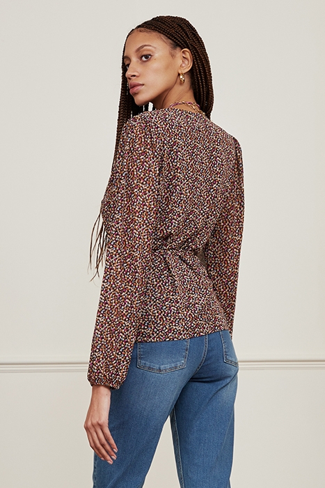 LEVI TOP BLACK/BRIGHT PURPLE 3